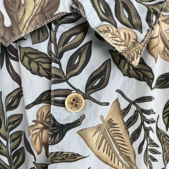 OP Sport Hawaiian Print Button Up Short Sleeve Shirt XXL - Picture 4 of 9